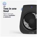 CALEFACT. U.BLUE BAVARO 4020B 2000W VERTICAL NEGRO