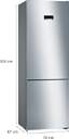 Frigorífico Combi Bosch KGN493IDA FRICOM. BOSCH KGN493IDA 203x70x67 NF DSP INOX