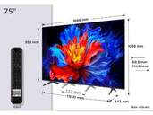 TV TCL 75%%%quot; 75P8K UHD QLED GOOGLETV 144HZ ONKYO