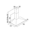 CAMP. CATA VK7000X INOX 70CM 0085602 480m3h