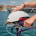 CASCO URBAN PRIME BIKE LED BLANCO