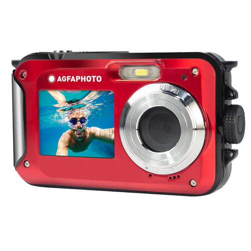 C&aacute;mara agfa WP8000 roja kit flotable + bater&iacute;a