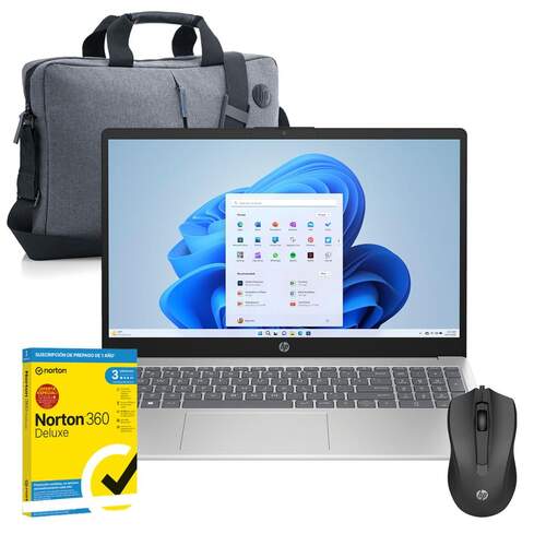 Pack Port&aacute;til HP 15FC0088NS, rat&oacute;n y mochila