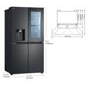 FRI. LG GMG961EVKE 179x91 638L 4P GRAFITO INSTAVIE