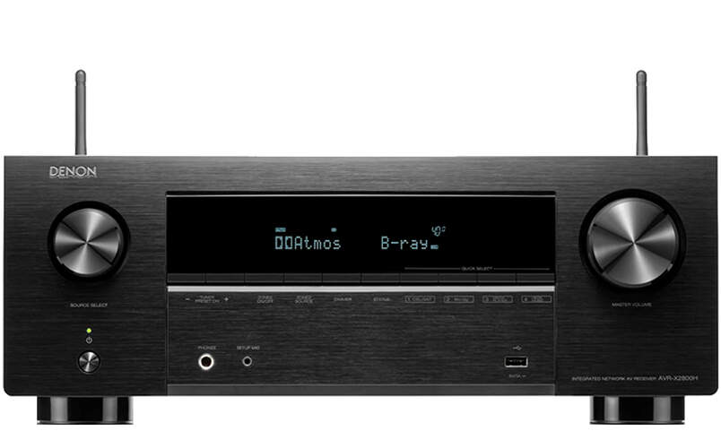Receptor Denon AVR-X2800H Negro