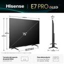TV HISENSE 75%%%quot; 75E7Q PRO UHD QLED SMART TV 144HZ