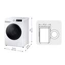 LVD.SEC. SAMSUNG WD90DG6B85BEU3 9/6K 1400R BCA