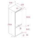 FRICOM. TEKA RBF73380FI 177x54x55 NF BCO DSP INT