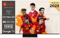 TV TCL 75%%%quot; 75C805 UHD MINILED QLED GOOGLETV 144HZ