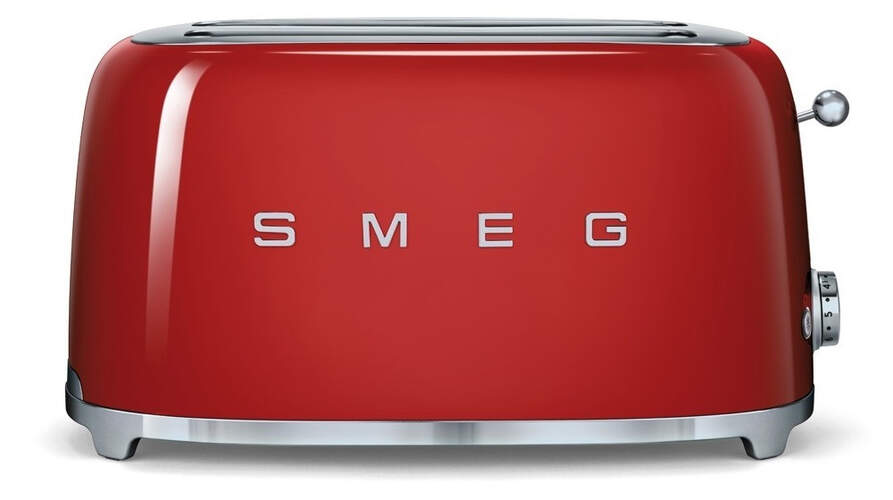 Tostador Smeg TSF02RDEU Rojo