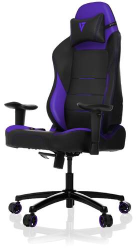 Silla gaming Vertagear PL1000 Negra y morada