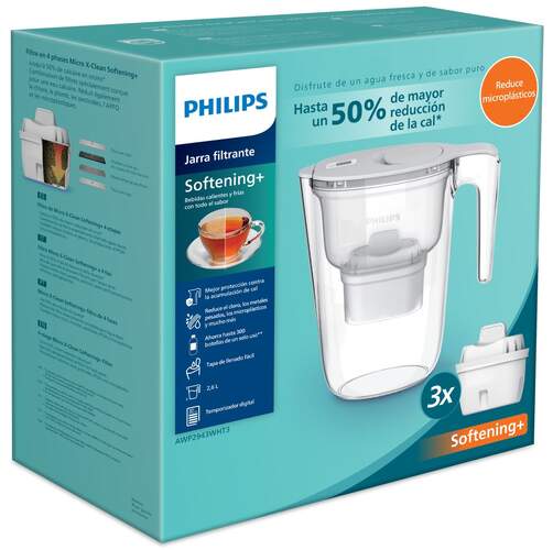 Jarra Philips AWP2943WHT3 Cal+ y 3 Cartuchos