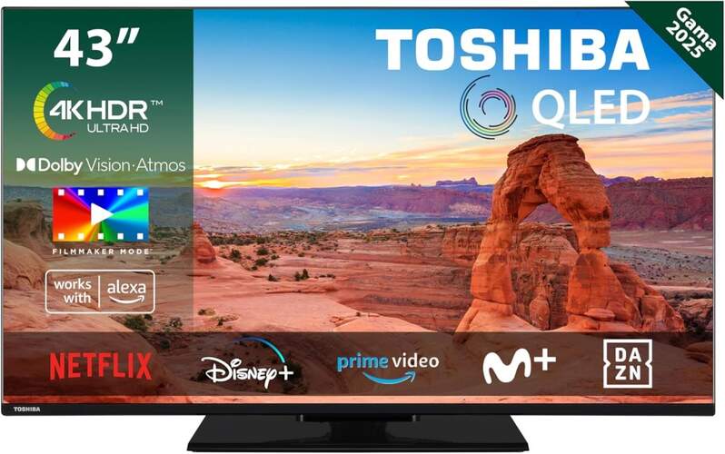 TV Toshiba 43" QLED 43QV3F63DG