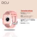 SMARTWATCH DCU CURVED GLASS PRO ROSA