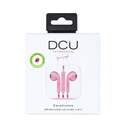 AURICULAR DCU JACK 3,5MM STEREO ROSA