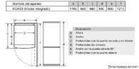 FRICOM. BALAY 3KFE361MI 176x60 NF INOX MATE
