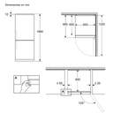 FRICOM. SIEMENS KG36NXXBF 186x60x66 NF BLACK INOX