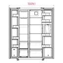 FRI. TEKA RLF74930WH 177x91x67 NF BCO DSP DISP