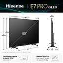 TV HISENSE 85%%%quot; 85E7Q PRO UHD QLED SMART TV 144HZ