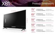 TV SONY 50%%%quot; KD50X81K UHD TRIL