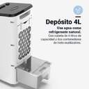 CLIMATIZADOR EVAP. U.BLUE YUCATAN 6004 4L 45dB 80W