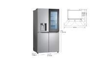FRI. LG GMG960MBJE 179x91 638L 4P INOX INSTAVIEW