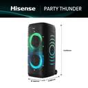 ALTAVOZ HISENSE PARTY THUNDER 620W BT 18H KARAOKE