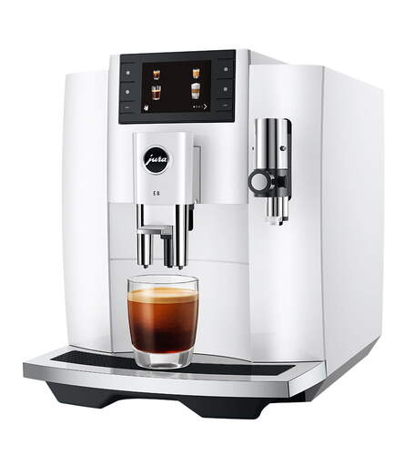 Cafetera Jura E8 Piano White Superautomática 15585