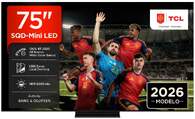 TV TCL 75%%%quot; 75C7L UHD SQDMINILED GOOGLETV 144HZ B%%%amp;O