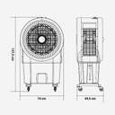 CLIMATIZADOR EVAP. U.BLUE TULUM 7090 90L 10000M3/H
