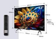 TV TCL 43%%%quot; 43C655 UHD QLED GOOGLETV DOLBY ATMOS