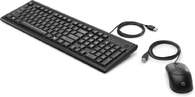 TECLADO   RATON HP WIRED 160SP 6HD76AA