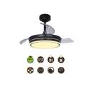 VENTILADOR TECHO RETRACT CRISTAL MOSS MINI 46W MD