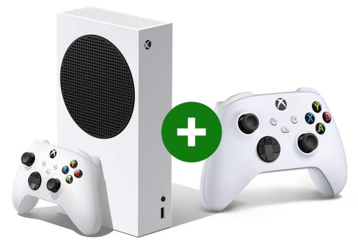 Microsoft XBox Series S Blanco 512 GB + Mando XBox Series S Blanco Inalámbrico