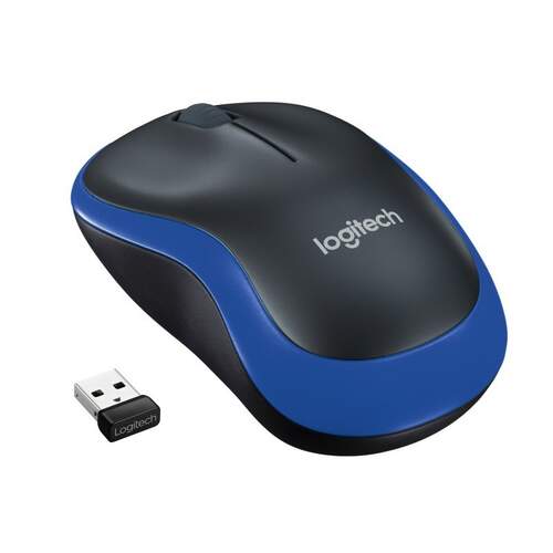 Rat&oacute;n Inal&aacute;mbrico Logitech M185 Azul