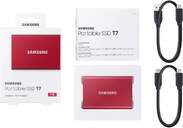 D. DURO SAMSUNG 1TB SERIE T7 MU-PC1T0R/WW SSD ROJO