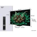 TV TCL 55%%%quot; 55C7K UHD MINILED GOOGLETV 144HZ B%%%amp;O