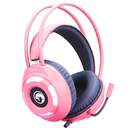 AURICULARES GAMING MARVO HG8936 MICRO ROSA