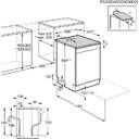 LVJ. ELECTROLUX ESS47400SX 13C 8P 44dB INOX