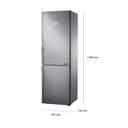 FRICOM. SAMSUNG RB33J3515S9/EF 185x60 NF INOX