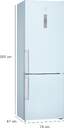 FRICOM. BALAY 3KFE777WE 203x70 438L NF BCO
