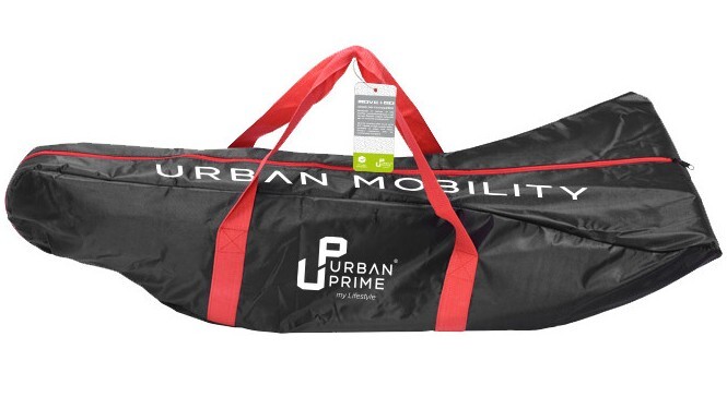 Bolsa Urban Prime Porta Scooter Negro y rojo