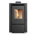 ESTUFA A PELLET RED POD FIRST 6KW BLACK