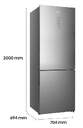 FRICOM. HISENSE RB645N4BID 200x71x70 NF INOX