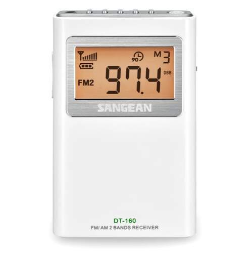 Radio bolsillo Sangean DT-160 Blanco