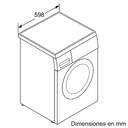 LVD. BOSCH WUU28T63ES 8K 1400R BLANCA