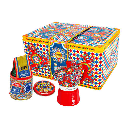 Set Cafetera Moka y caf&eacute; Dolce & Gabbana Bialetti
