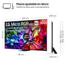 TV LG 100%%%quot; 100MRGB96B6 UHD MICRORGB A11 165HZ W26