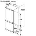 Frigorífico Combi Integrable Balay 3KID967F FRICOM. BALAY 3KID967F 194x71x55 NF INT