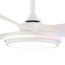 VENTILADOR TECHO CRISTAL STEL EVO MINI RGB RETRAC